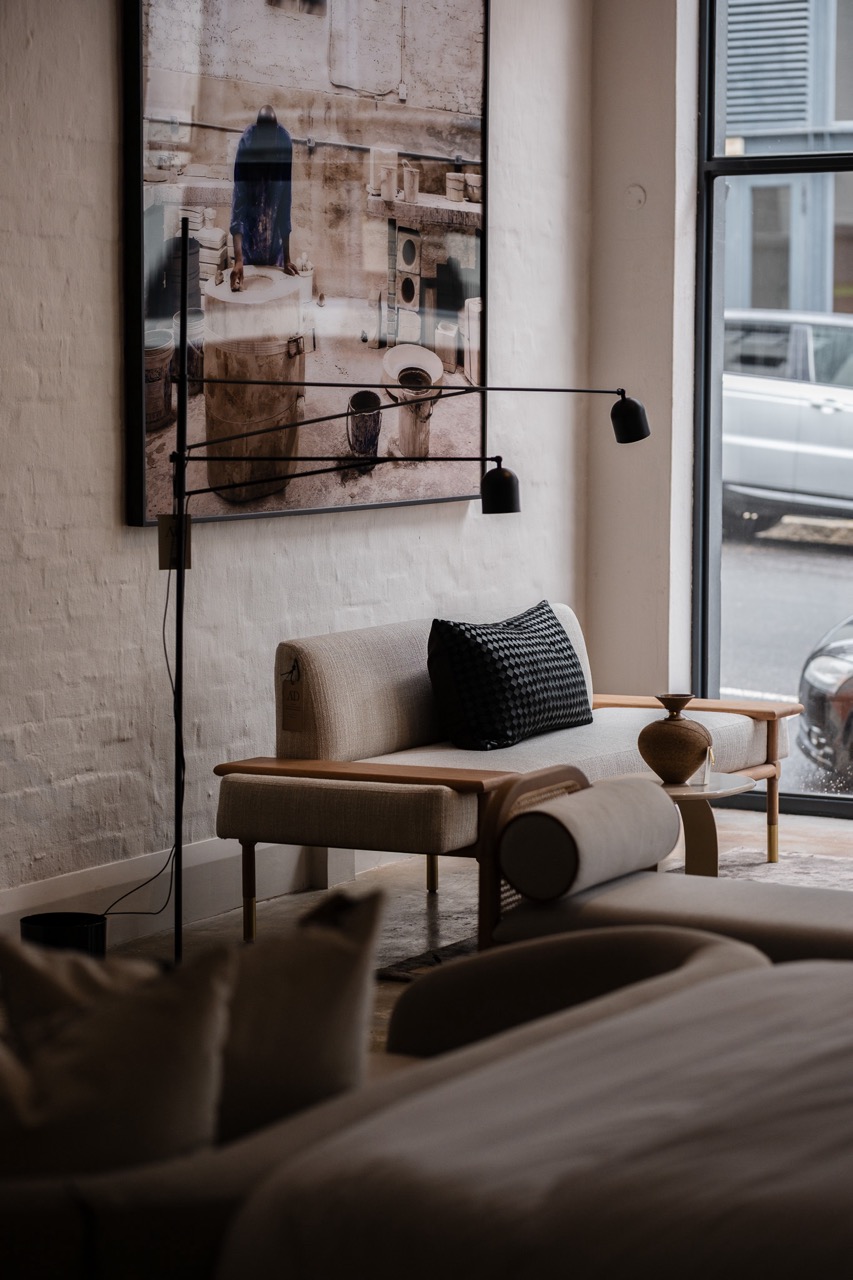 Interior styling with curated design objects