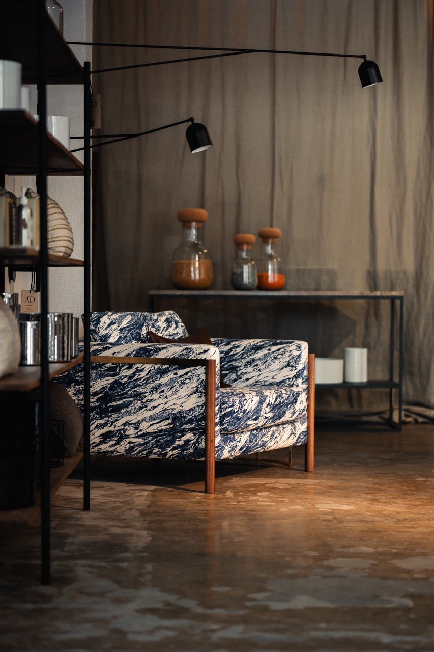 Contemporary seating with innovative design elements