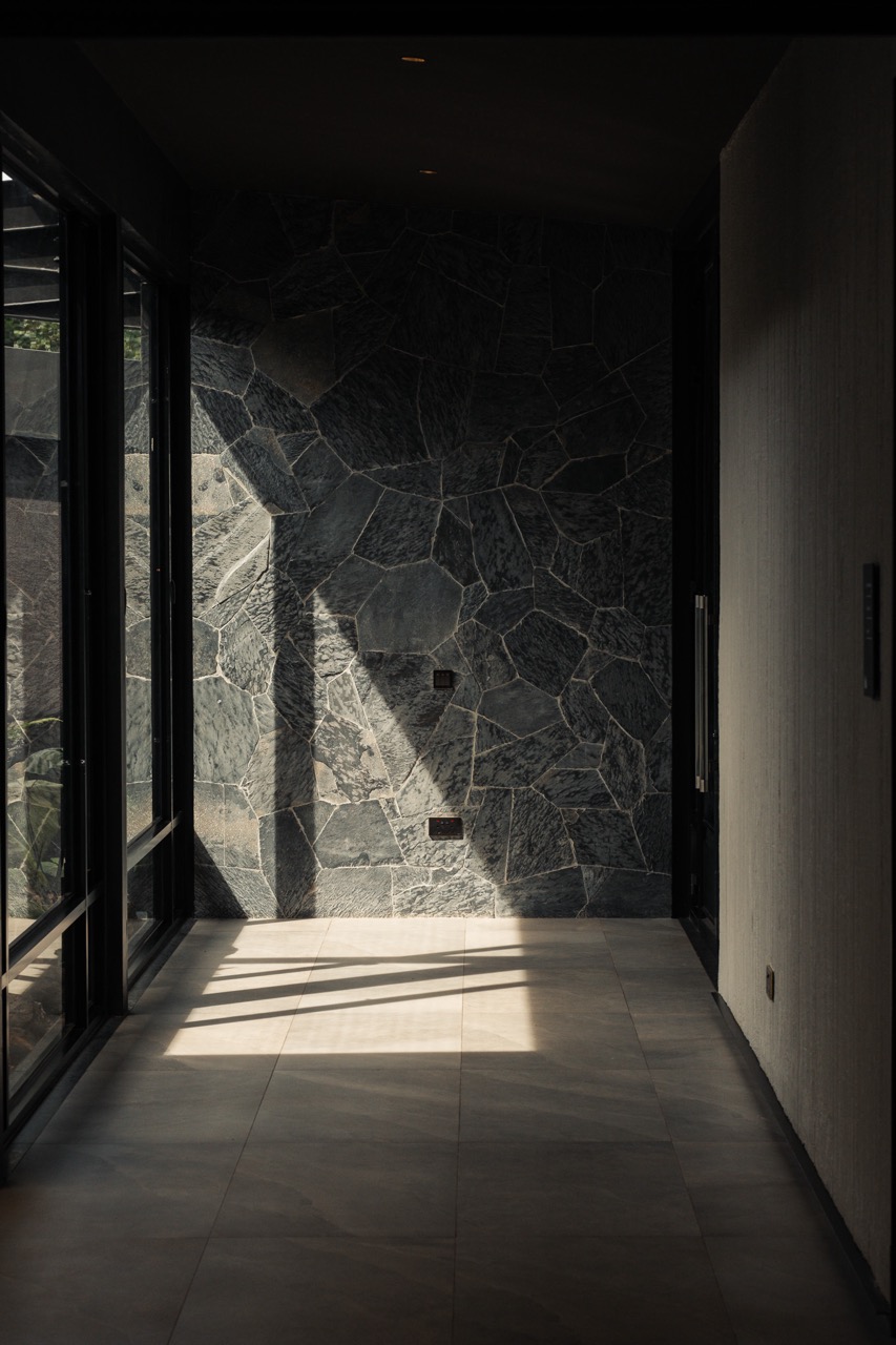 Minimalist interior design with clean lines and sophisticated material selection