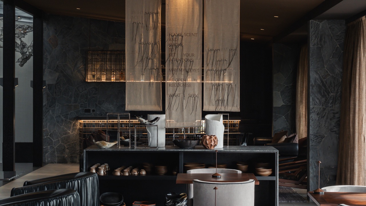 Minimalist workspace showcasing clean design principles and luxury brand identity